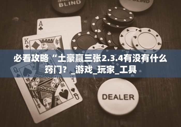 最新引进“达人十三水其实是可以开挂”-开挂神器-包教包会