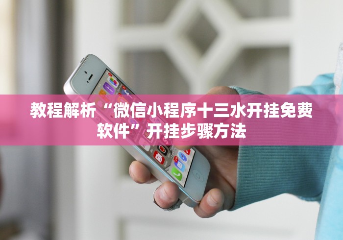 教程解析“微信小程序十三水开挂免费软件”开挂步骤方法