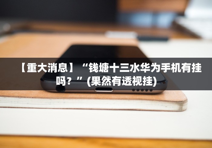 【重大消息】“钱塘十三水华为手机有挂吗？”(果然有透视挂)