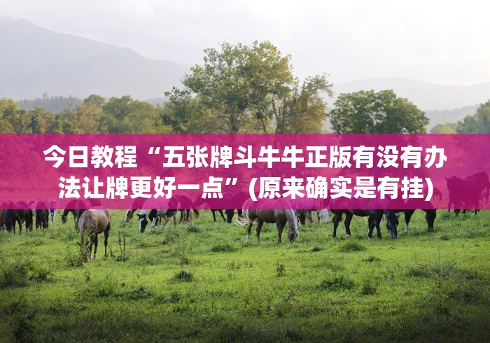 两分钟了解风云十三水怎么赢窍门”(详细开挂教程)