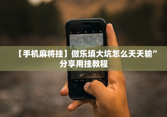 【手机麻将挂】微乐填大坑怎么天天输”分享用挂教程