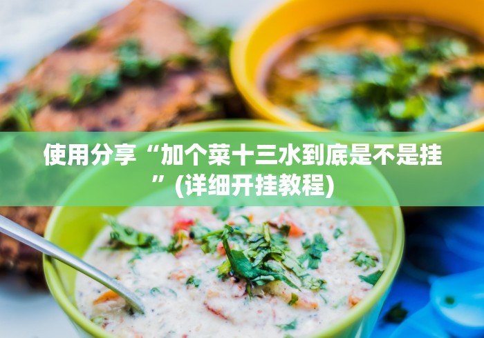 使用分享“加个菜十三水到底是不是挂”(详细开挂教程)