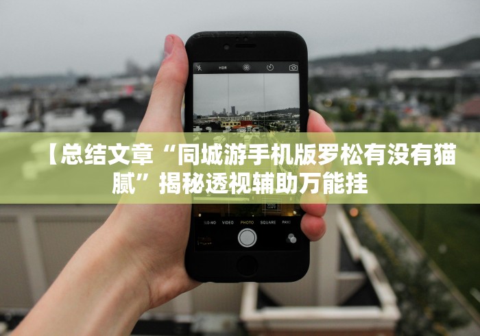 【总结文章“同城游手机版罗松有没有猫腻”揭秘透视辅助万能挂