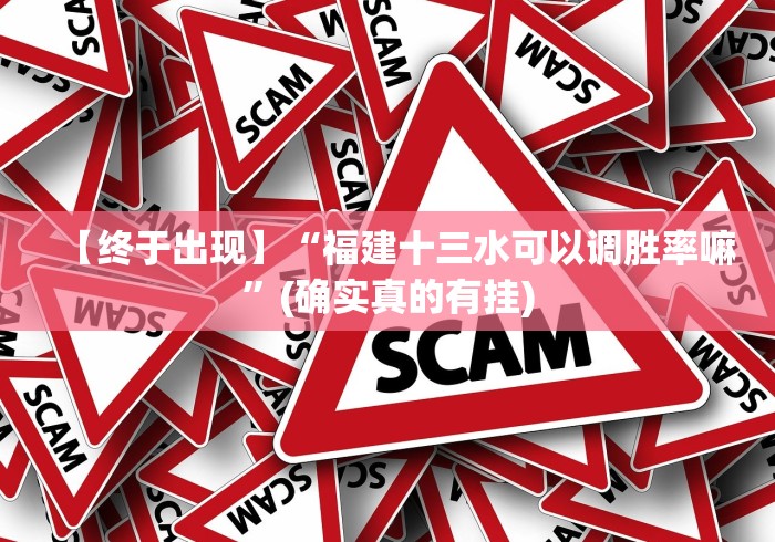 【终于出现】“福建十三水可以调胜率嘛”(确实真的有挂)