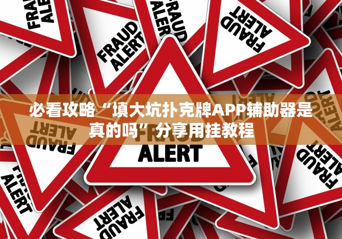 必看攻略“填大坑扑克牌APP辅助器是真的吗”分享用挂教程