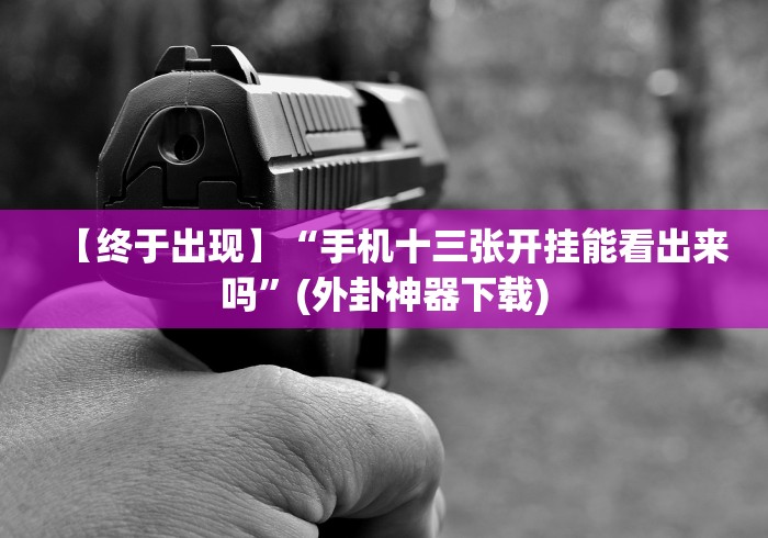 五分钟了解＂风云十三水是不是有挂”分享必要外挂教程