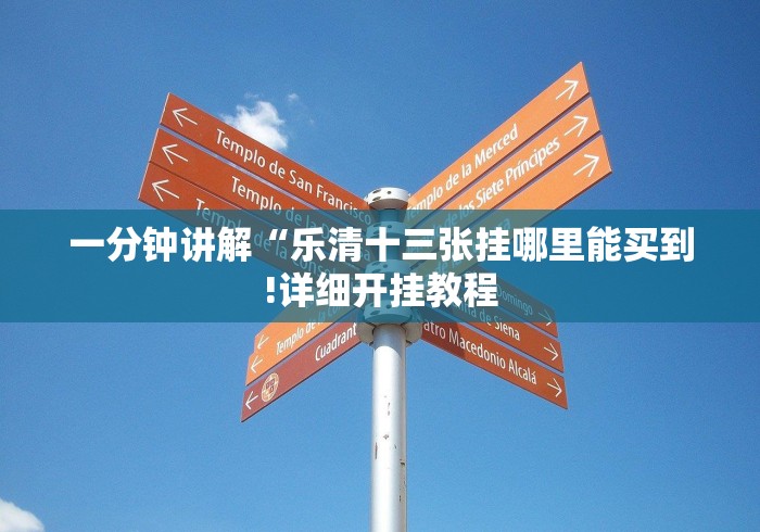 一分钟讲解“乐清十三张挂哪里能买到!详细开挂教程