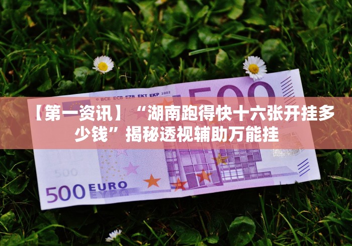 【第一资讯】“湖南跑得快十六张开挂多少钱”揭秘透视辅助万能挂