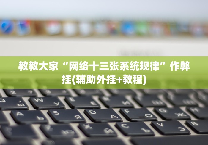 教教大家“网络十三张系统规律”作弊挂(辅助外挂+教程)