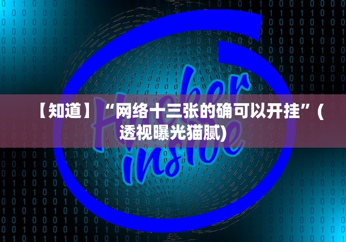 【重磅来袭】“小程序财神十三张系统漏洞”详细分享装挂步骤