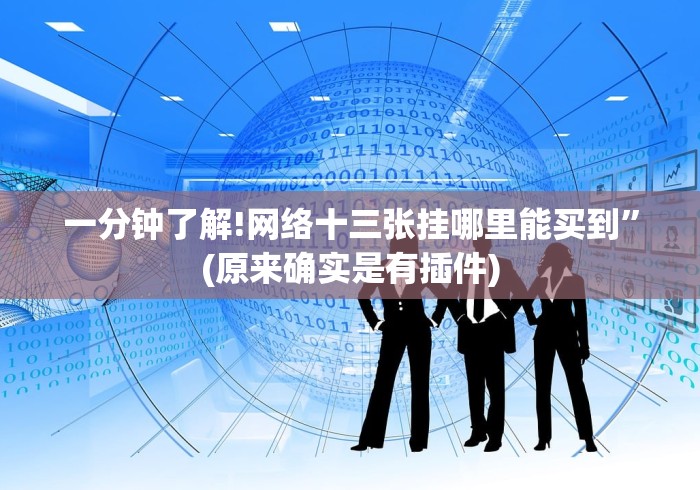 一分钟了解!网络十三张挂哪里能买到”(原来确实是有插件)
