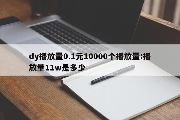 dy播放量0.1元10000个播放量:播放量11w是多少