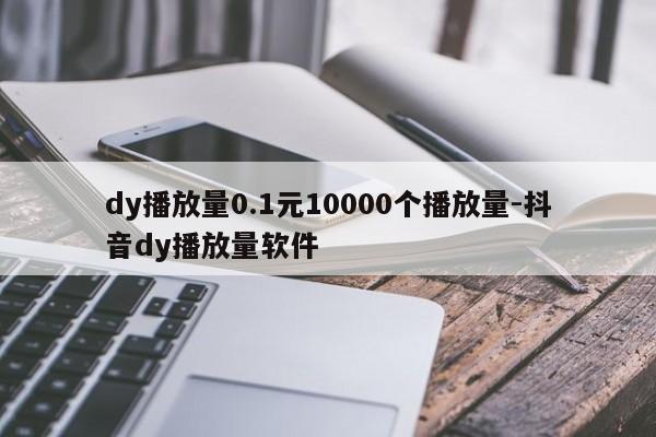 dy播放量0.1元10000个播放量-抖音dy播放量软件